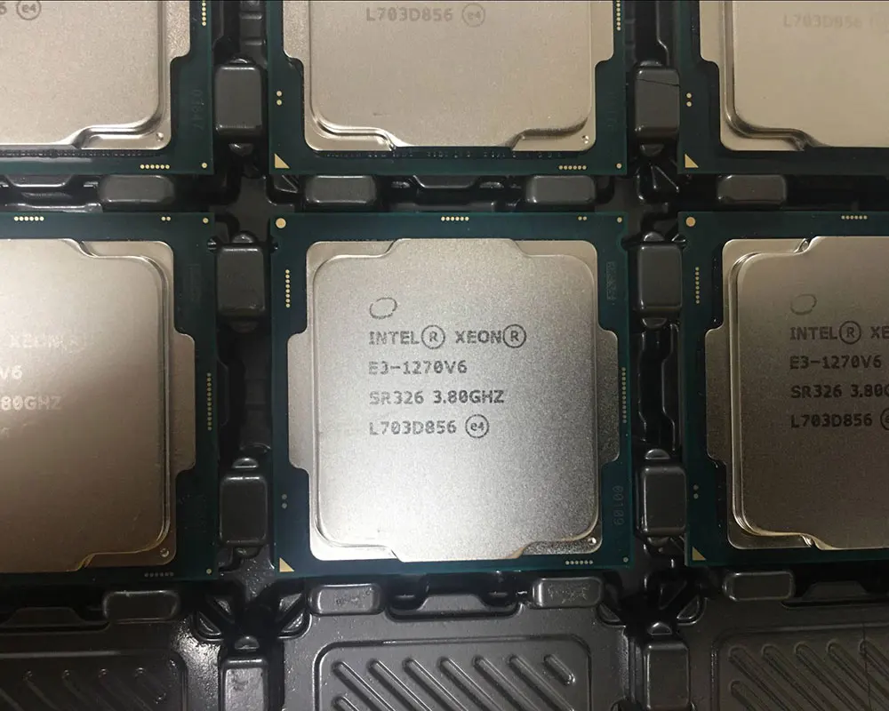 Процессор Intel Xeon V6 3 8 ГГц м 4 ядра потоков процессор LGA1151|Компьютерные кабели и