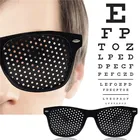 Улучшение зрения в черном цвете, умные очки для тренировок, очки для велоспорта, солнцезащитные очки с маленькими отверстиями, очки для кемпинга