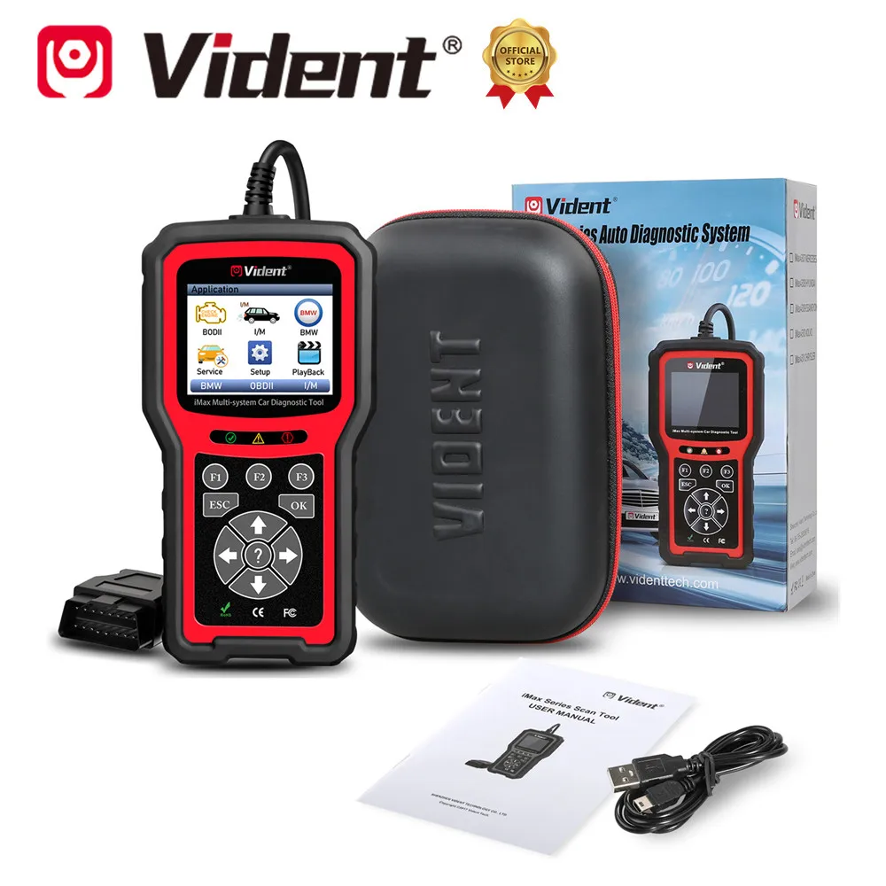 VIDENT iMax4302 для BMW OBD2 автомобильный диагностический инструмент OBDII EOBD сканер с TPMS EPB
