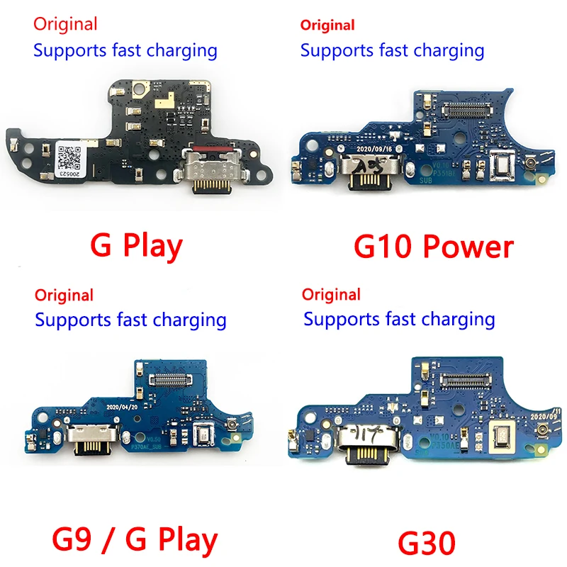 100% Оригинальный Новый USB разъем для зарядки с микрофоном и гибким кабелем Moto G Play