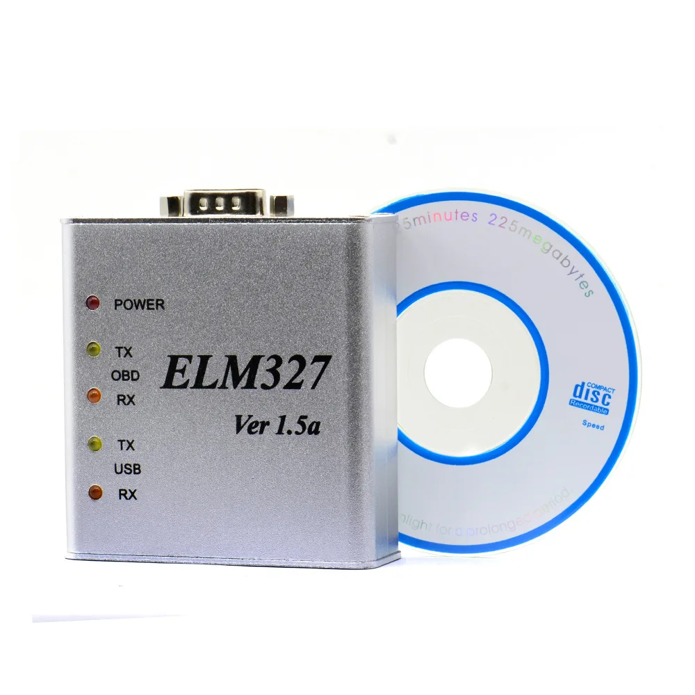 Автомобильный диагностический сканер ELM327 металлический алюминиевый USB V1.5/V1.5a ELM