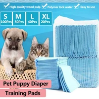 smlxl pet puppy diaper training pads absorbent pad disposable diaper for home outdoor activities cats dog diapers cage mat
