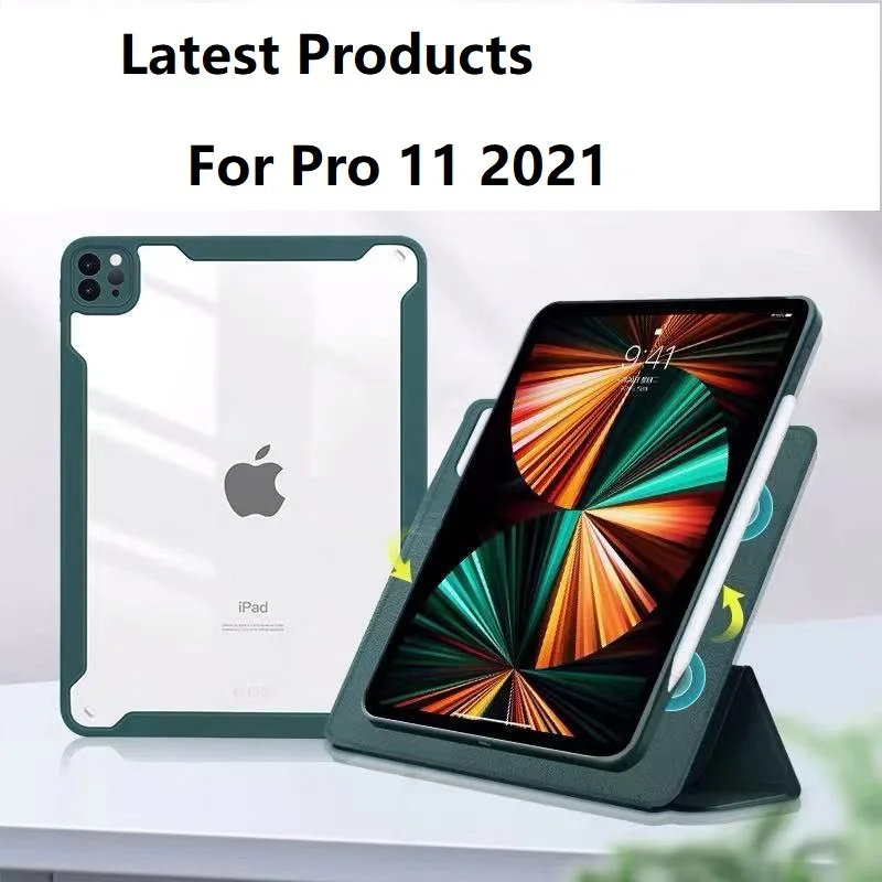Новинка Чехол для ipad pro 11 2021 Магнитный съемный чехол Air4 360 ° Реверсивный iPas Pro