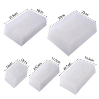 10pcsset all sizes envelopes transparent plastic storage bags for cutting dies stamps organizer holders bags cardstock