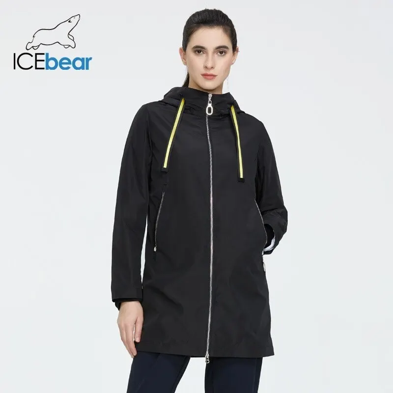 ICEbear 2020 Женская Весенняя ветровка качественная женская модная куртка брендовая