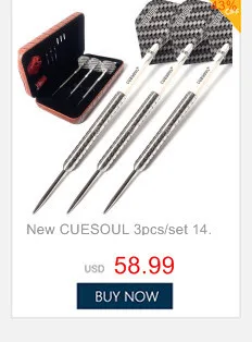 CUESOUL 3 шт./компл. 15,5 см 27g профессиональная портативная рация 95% Вольфрам Сталь Дартс с коробка приятного вида
