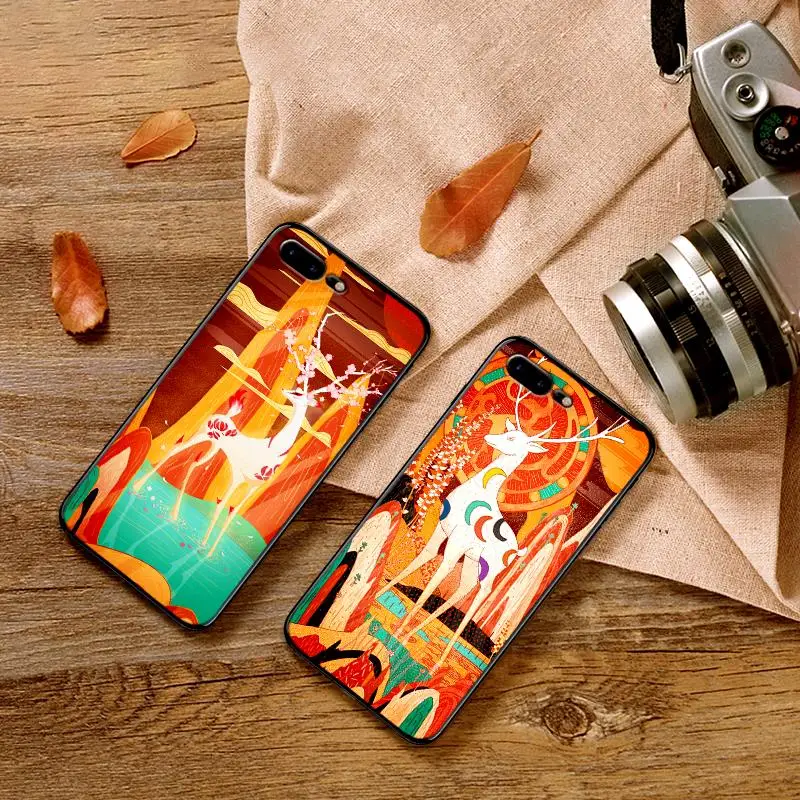Силиконовый чехол для IPhone Xr Xs Xsmax X 6 6s 7 8 Plus с изображением оленя Sika XS Max 9 | Мобильные