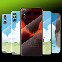 tempered glass cover demon blade for huawei y6 y7 y9 y5p y6p y8s y8p y9a p smart z 2019 2020 2021 phone case