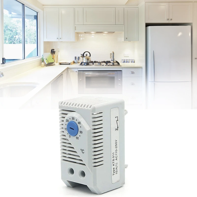 Термостат KTO011 0-60 градусов Цельсия Регулируемый компактный нормально закрытый