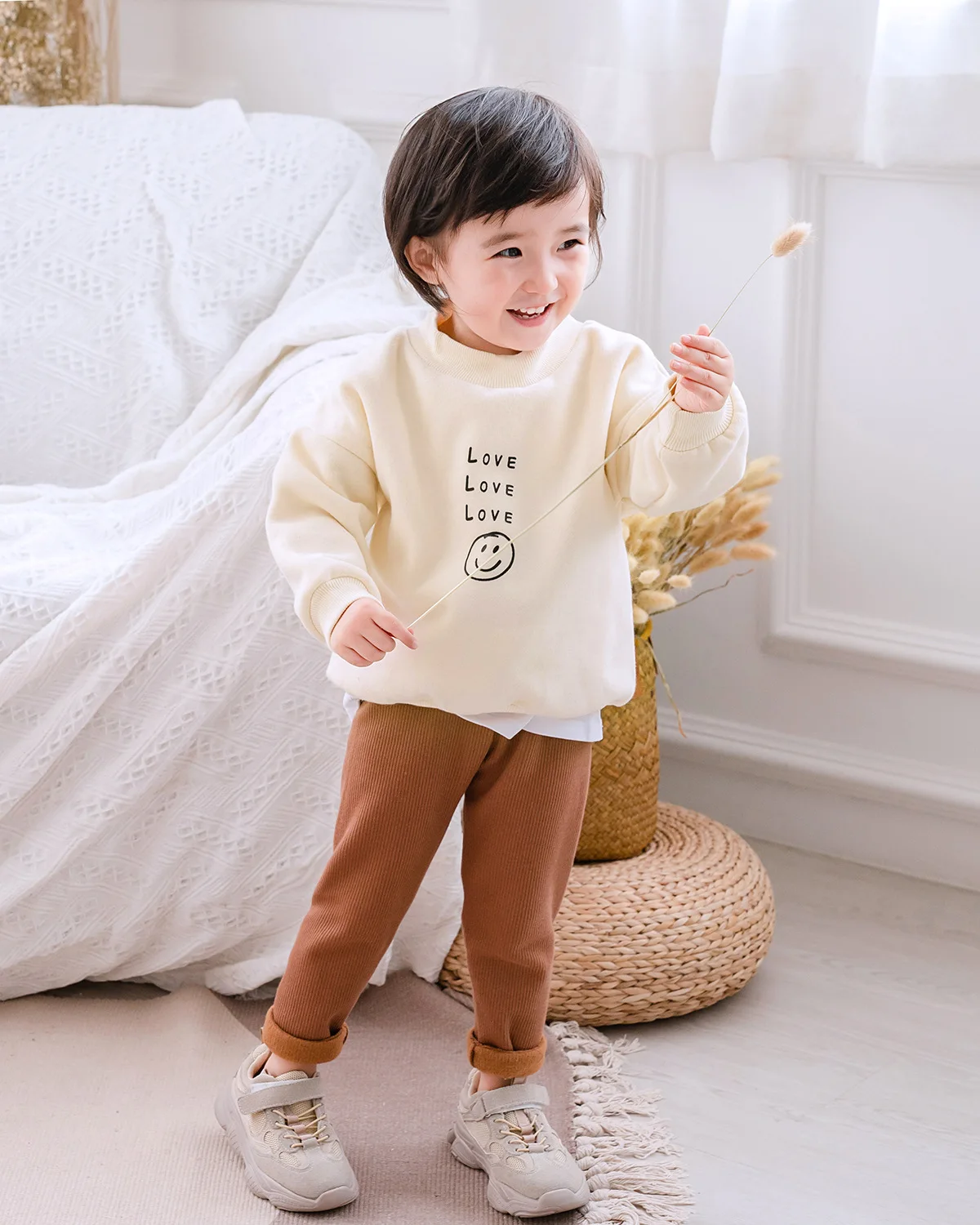 Одинаковая одежда для всей семьи Свитера мальчиков и девочек на осень зиму