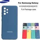 Чехол для Samsung Galaxy A22 A32, мягкий на ощупь защитный чехол для задней панели, шелковистый силиконовый чехол для мобильных телефонов с диагональю 22 дюйма, искусственным рисунком 4G, A12, A32, A52, A72