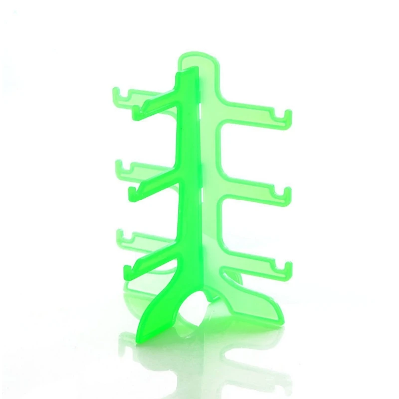 Очки полки Дисплей стеллаж 3 слоя солнцезащитные очки Пластик выставочный стенд