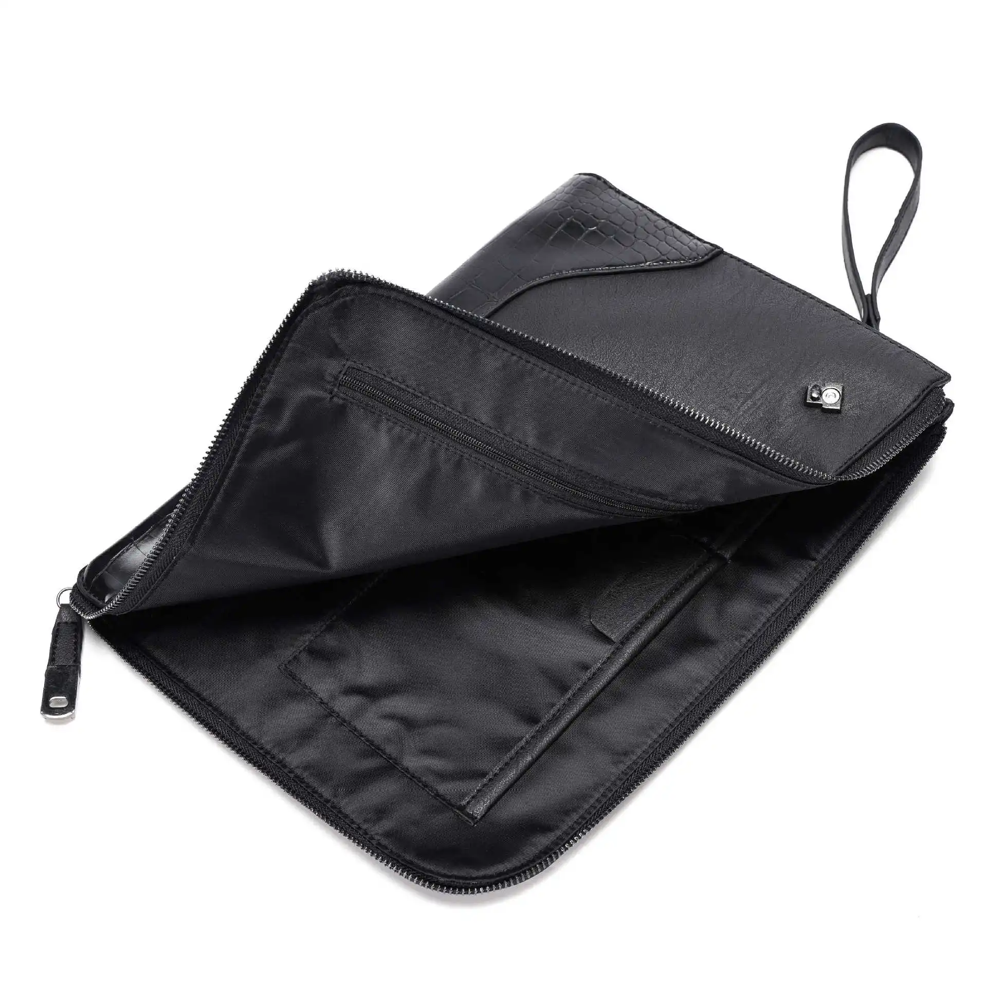 Новая мужская сумка из мягкой кожи бизнес-конверт мужской клатч кошелек высокого