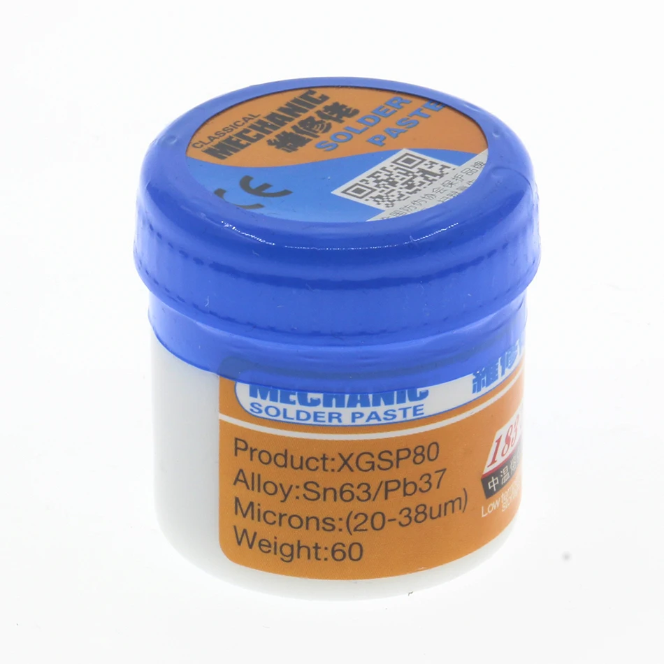 1 шт. паяльная флюсовая паста MECHANIC BGA Sn63/Pb37 25 45um XGSP20 XGSP35 XGSP50 XGSP80|soldering tin cream|tin creamflux
