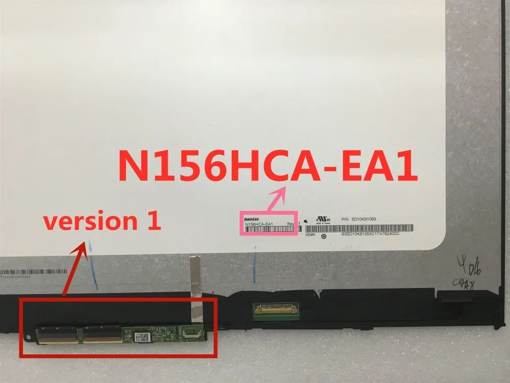15 6 fhd lcd touch screen digitizer bezel 5d10m14145 led assembly panel original for lenovo yoga 710 15ikb yoga710 15isk free global shipping