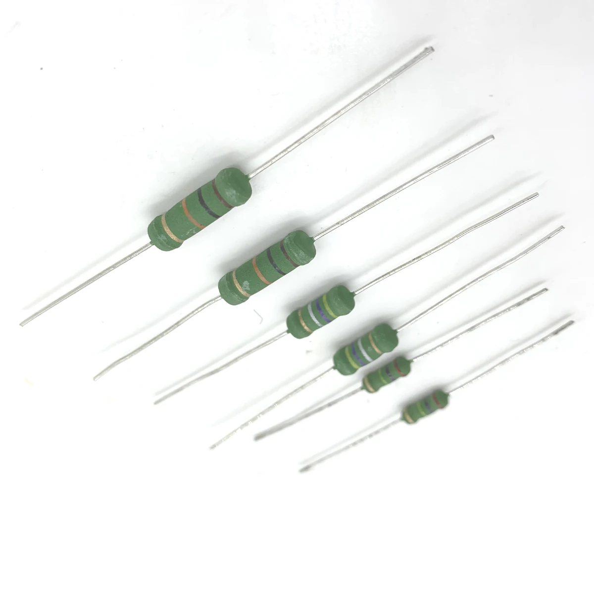 100Pcs 3W 18R 20R 22R 24R 18ohm 20ohm 22ohm 24ohm 18 20 22 24 5x15 Small Metal Oxide Film Resistor Color Ring Resistance R ohm