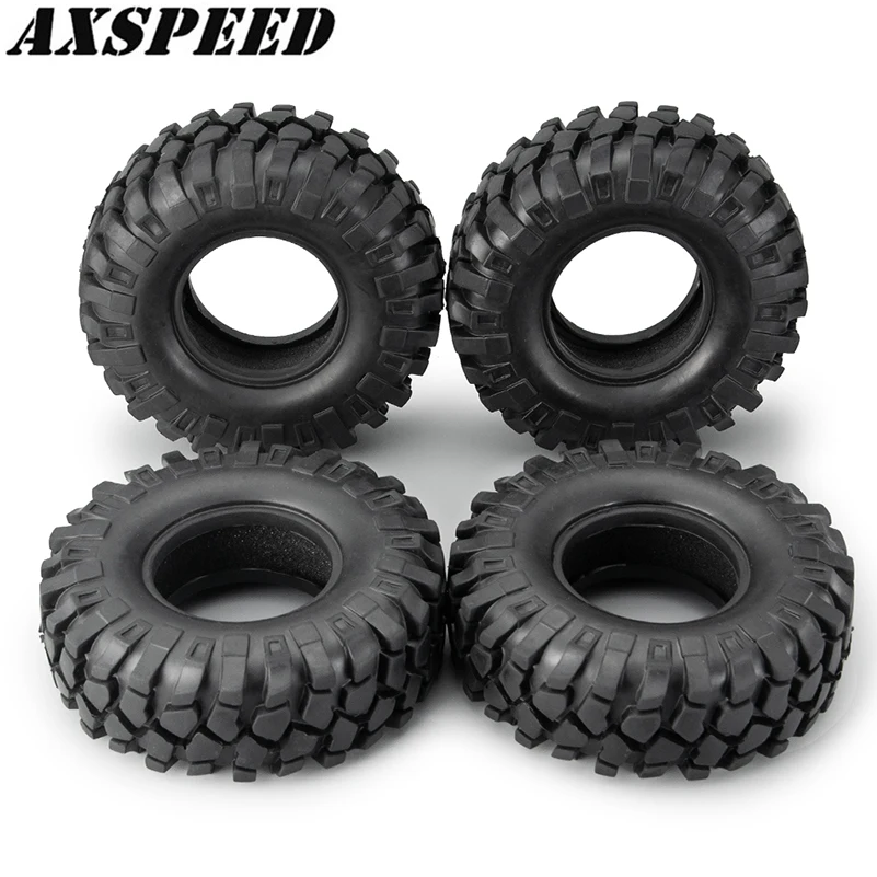 

Резиновая шина AXSPEED 108 мм для 1:10 Axial SCX10 CC01 RC Rock Crawlers, 1/4 шт.