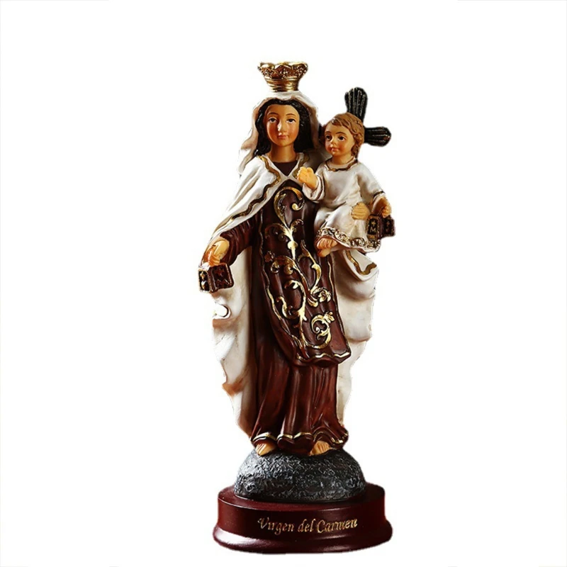 

Blessed Virgin Mother Mary Statue Polyresin Immaculate Conception Religious Statue for Garden Outdoor Patio Cemetery