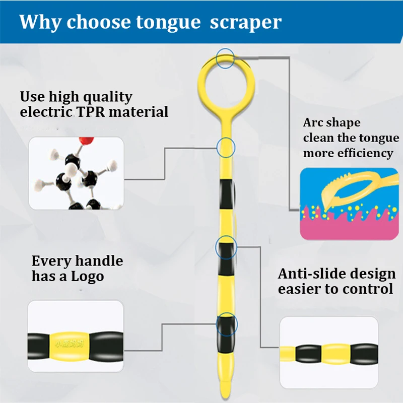 Скребок для языка гигиены полости рта 4 шт.|Зубные щетки| |