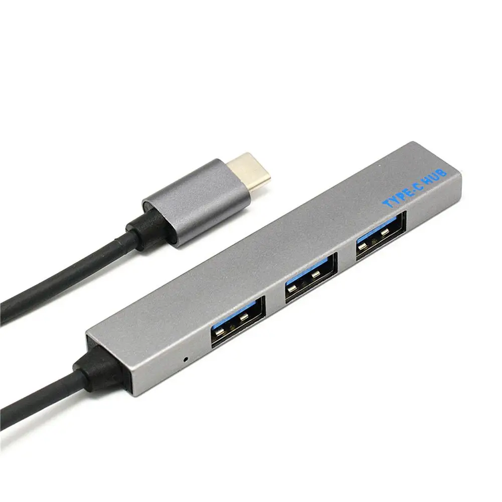 Новый usb хаб 4 в 1 3 0 type C USB адаптер Ультратонкий Мини Портативный портовый для ПК Pro