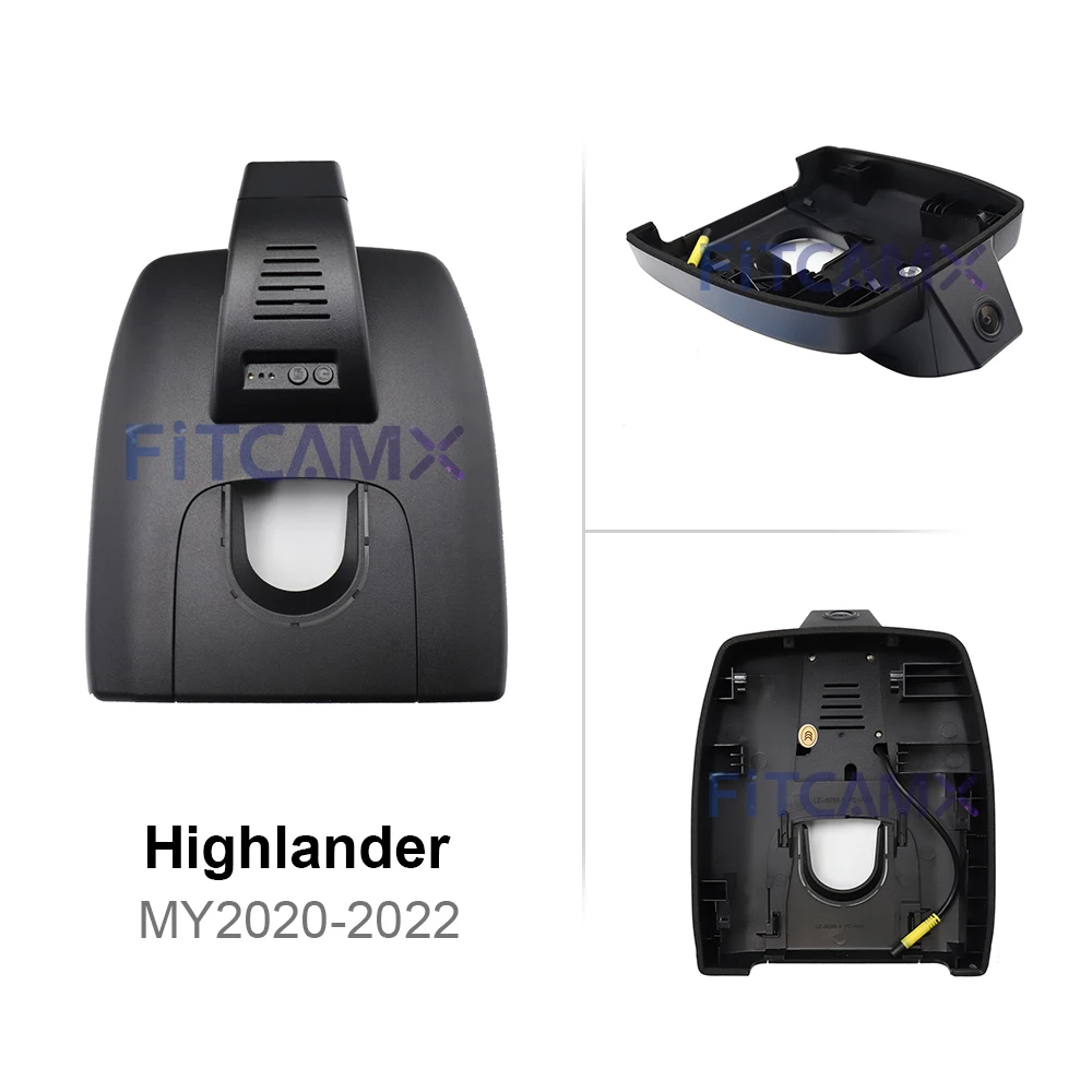 $168.00 Dash Cam for Toyota Highlander LE SE XLE XSE UX70 Hybrid Limited Platinum Trim,FITCAMX DVR for Toyota Kluger,2017 to 2022