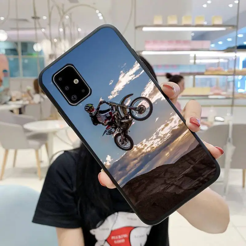 

Moto Cross Motorcycle Sports Phone Case For Samsung A6 A7 A8 A10 A11 A20 A21 A30 A31 A40 A50 A70 A80 A91 Plus S E Cover