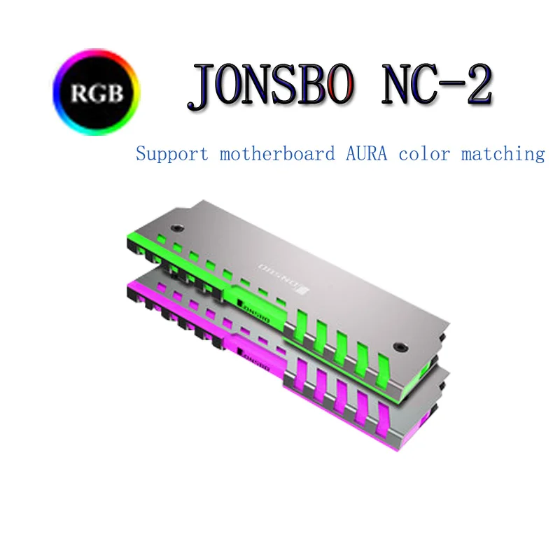 JONSBO RGB ОЗУ радиатор памяти охлаждающий жилет контроль AURA алюминиевый настольный