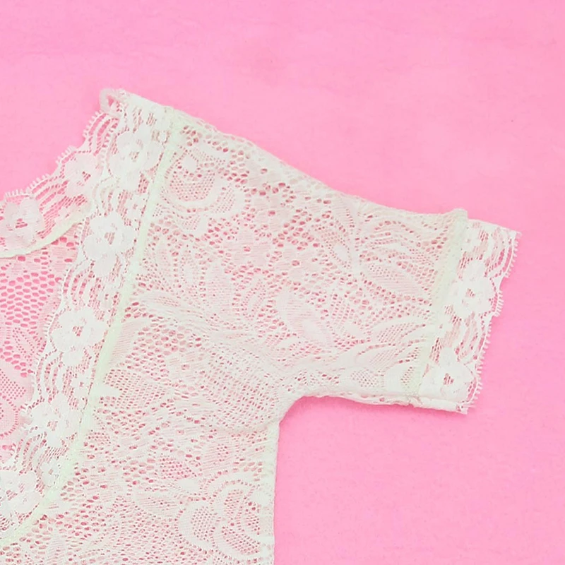 Новинка Мягкий детский комбинезон для новорожденных Модный кружевной Детский