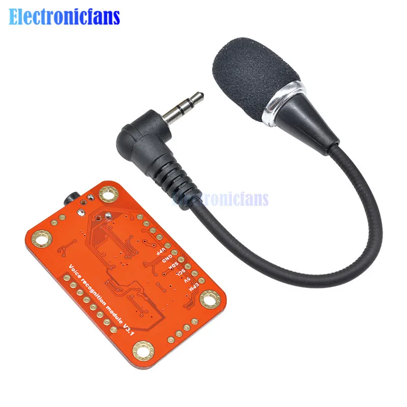 Модуль голосового распознавания скорости V3 совместимый с Arduino поддерживает 80