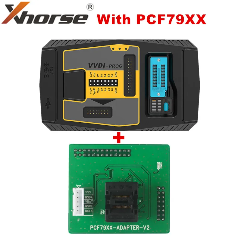 

Original Xhorse VVDI PROG Programmer V5.1.0 VVDI Programmer Key Tool Get Free for BMW ISN Read Function Plus PCF79XX Adapter