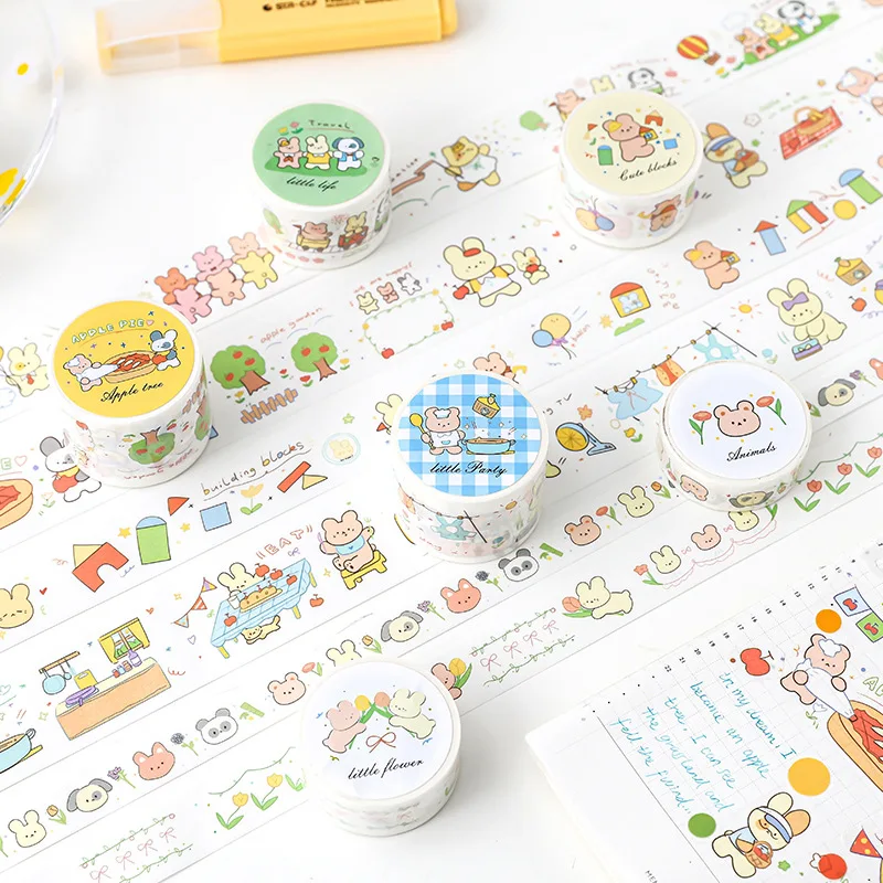 

1pcs/1lot Decorative Adhesive tapes small animal party diary Scrapbooking DIY Paper Scrapbooking Stickers