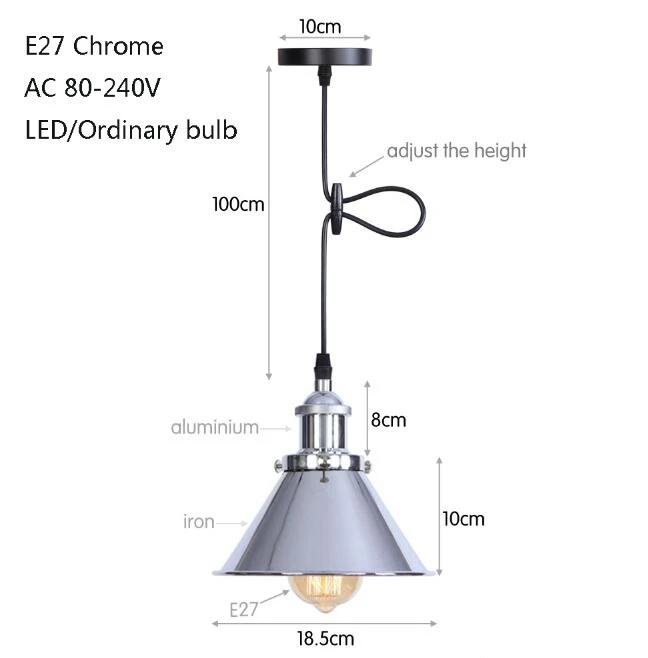 Винтажный подвесной светильник в скандинавском стиле потолочные светильники