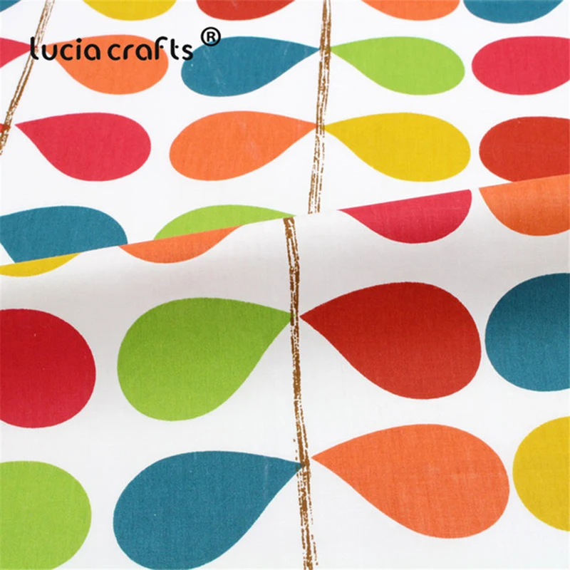 Хлопчатобумажная Лоскутная Ткань для шитья с героями мультфильмов 25*25/50*50 см