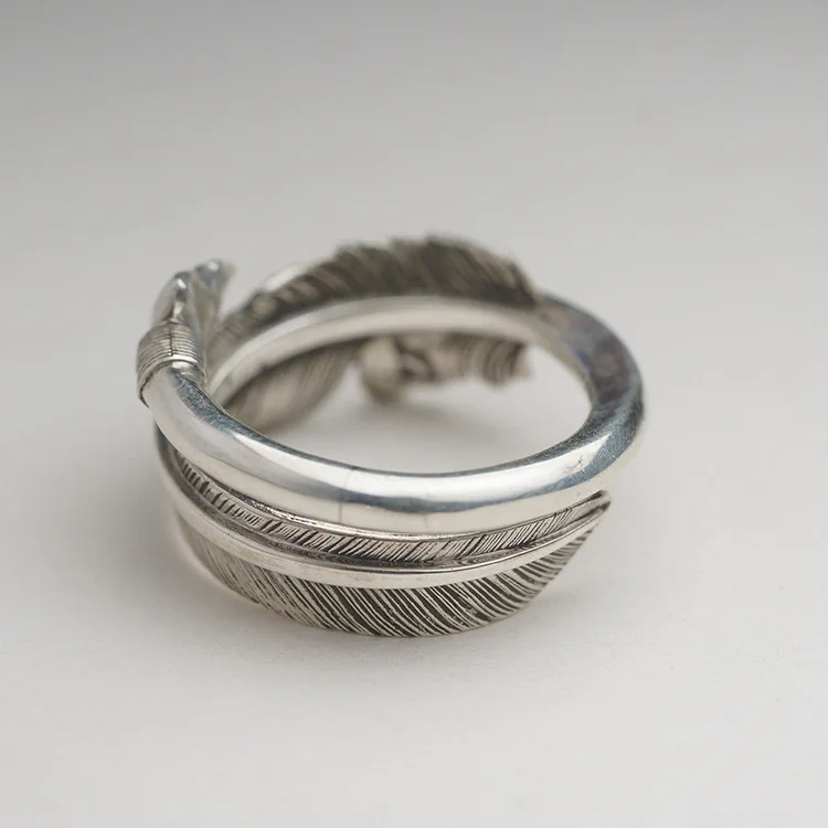 Кольцо с красным Орлом и перьями кольцо со стрелками для охоты на удачу из