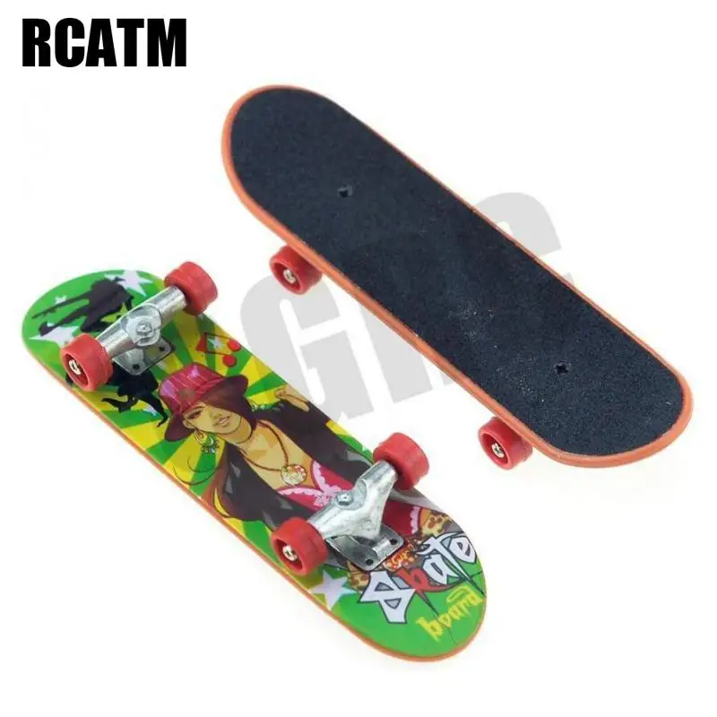 2 шт. моделирование Mini скейтборд с граффити для 1/10 Rc Crawler TRX4 TRX6 G63 Axial Scx10 Ii 90046 D90 D110