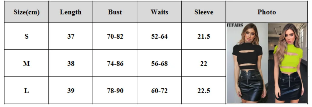 

2020 Fashion Sexy Women Chest Hollow Out Crop Top Harajuku Casual Solid Colors Tank Top Vest Short Sleeve Crop Top Tee Shirt