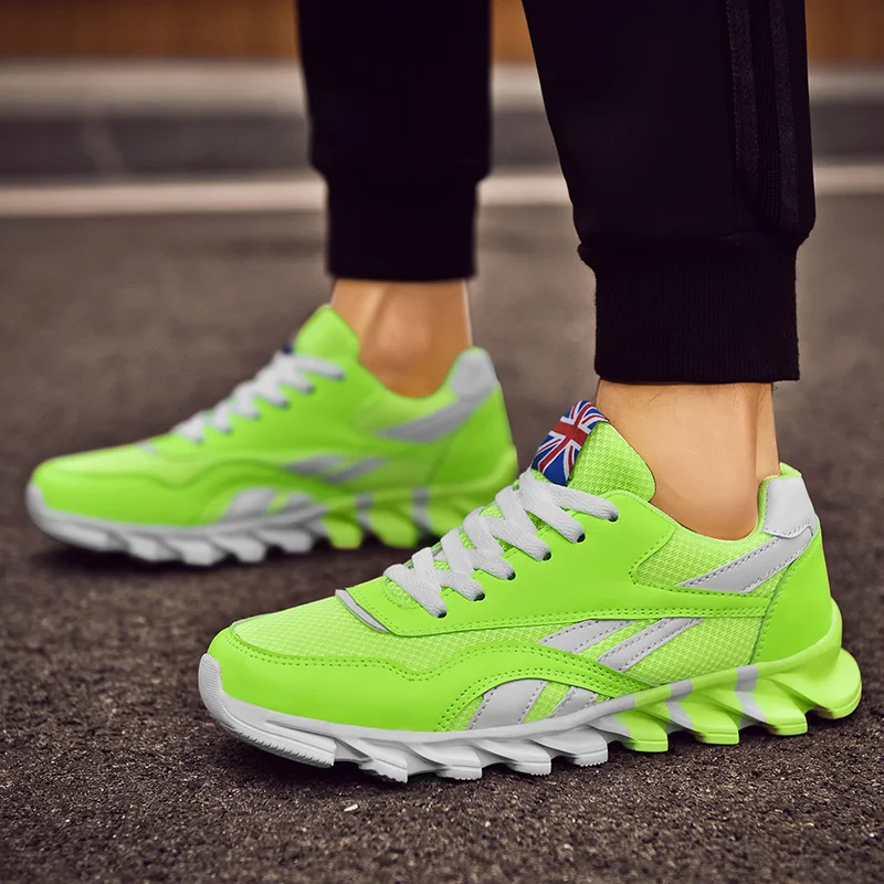 Мужские кроссовки сетчатые дышащие легкие для бега уличная спортивная обувь