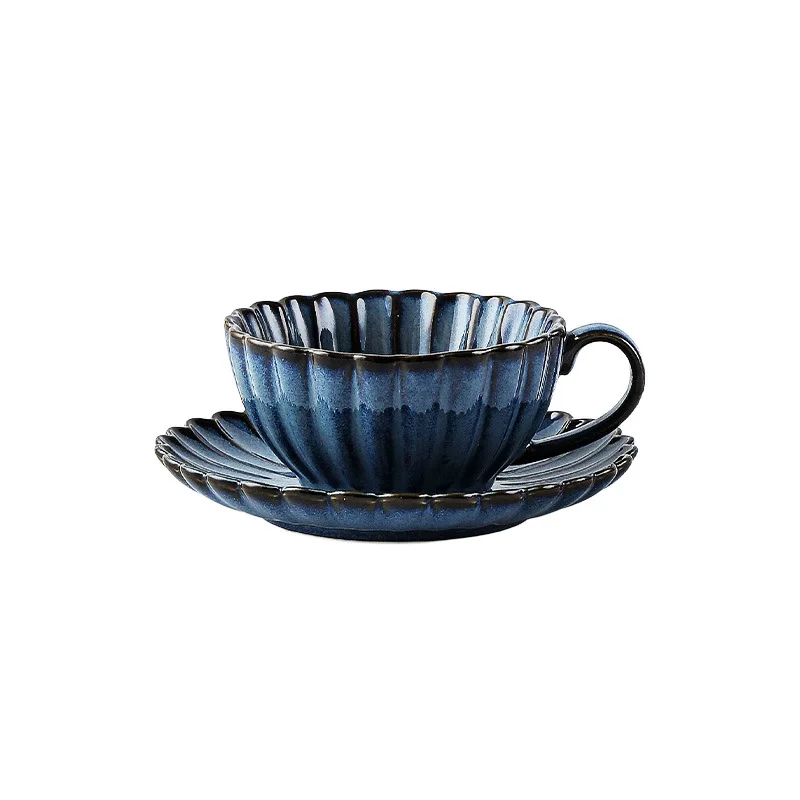 Керамическая посуда с хризантемой в японском стиле ретро блюдо домашняя тарелка