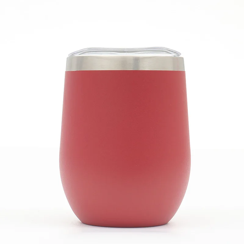 Online Edelstahl Wein Gläser 12 UNZEN Vakuum Kaffee Tassen Vakuum Thermos Tasse Tumbler Ei Tassen Großhandel Bier Champagner Wasser Flaschen