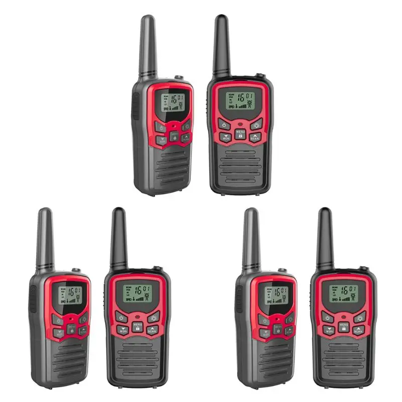 

Walkie Talkies for Adults Long Range 4 Pack 2-Way Radios Up to 5 Miles Range in Open Field 22 Channel FRS/GMRS Walkie Talkies UH