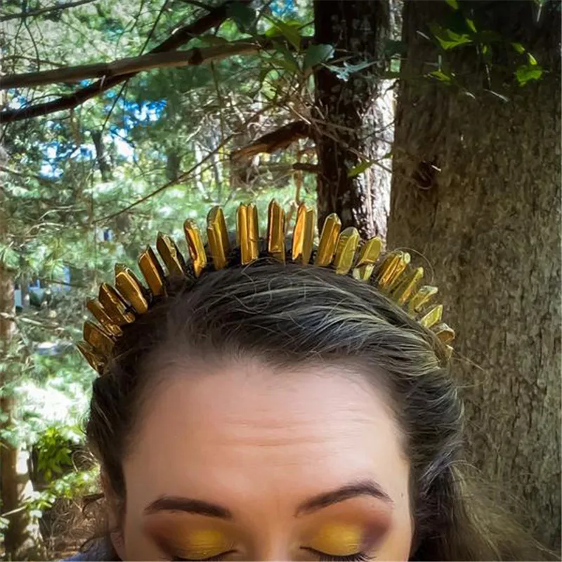 

Crystal Hairpin Mermaid Jewelry Princess Hairpin Accessories Bridal Hain Pins Hair Pick Hairwear Stick Fairy Headband Quartz