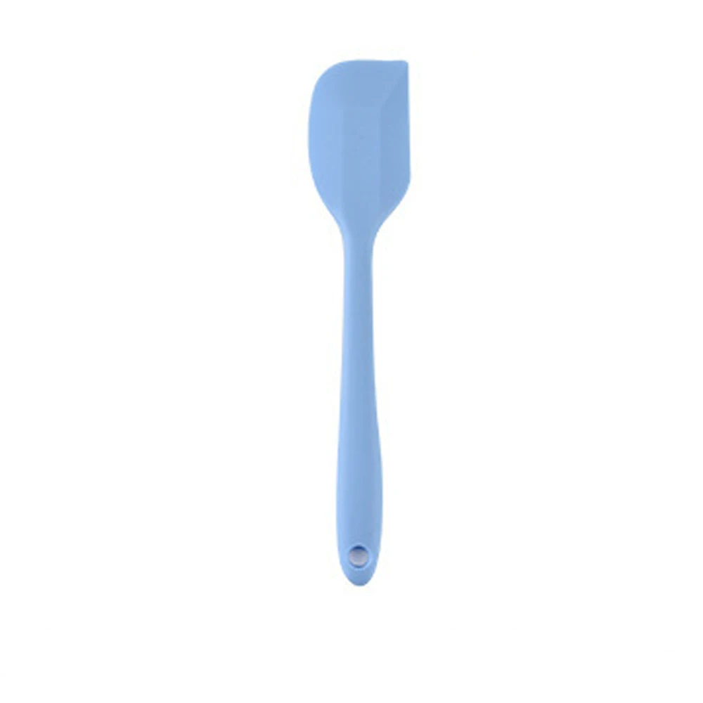blue Silicone Spatula Baking Scraper Cake Baking Tool Food Grade Non Stick Spatula Butter Spoon Rubber Shovel Bakery Tools - Цвет: blue