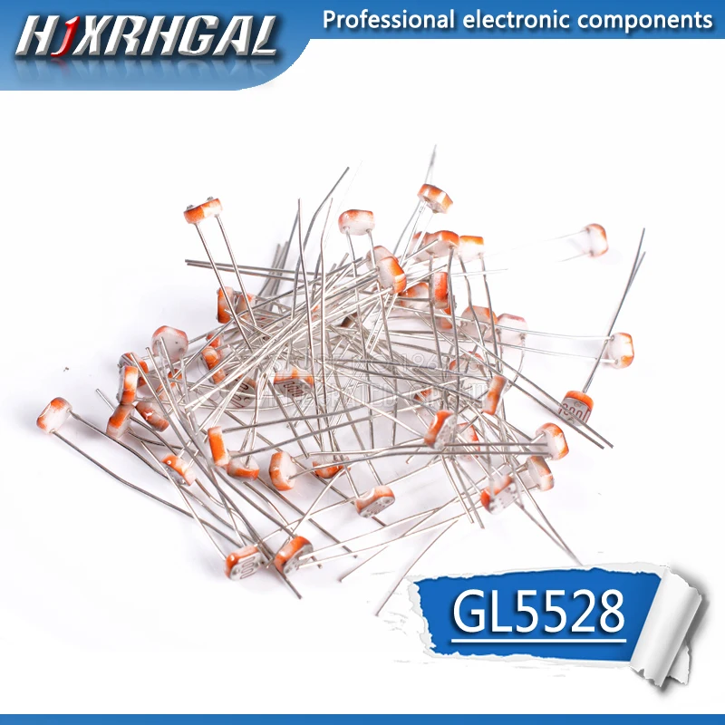 1 шт. фоторезистор 5528 5 мм Фоточувствительный резистор 35511 hjxrhgal|Резисторы| |