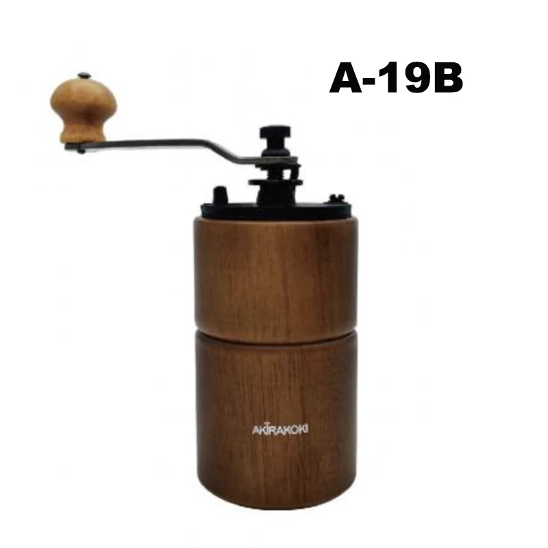 

AKIRAKOKI A19 Manual Coffee Grinder with Adjustable Setting Conical Burr Mill Burr Coffee Grinder for French pour over dripper