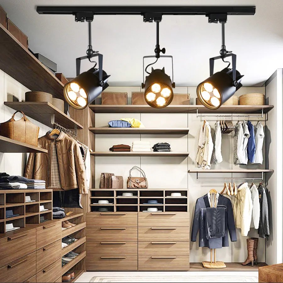 BEIAIDI промышленный Лофт художественный светодиодный Трековый светильник 15 Вт 25 35