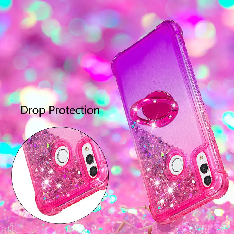 

Huawei P smart 2019 Case Silicon Shockproof Phone Case For Huawei P Smart 2019 Nova Lite 3 Honor 10 Lite Liquid Quicksand Cover