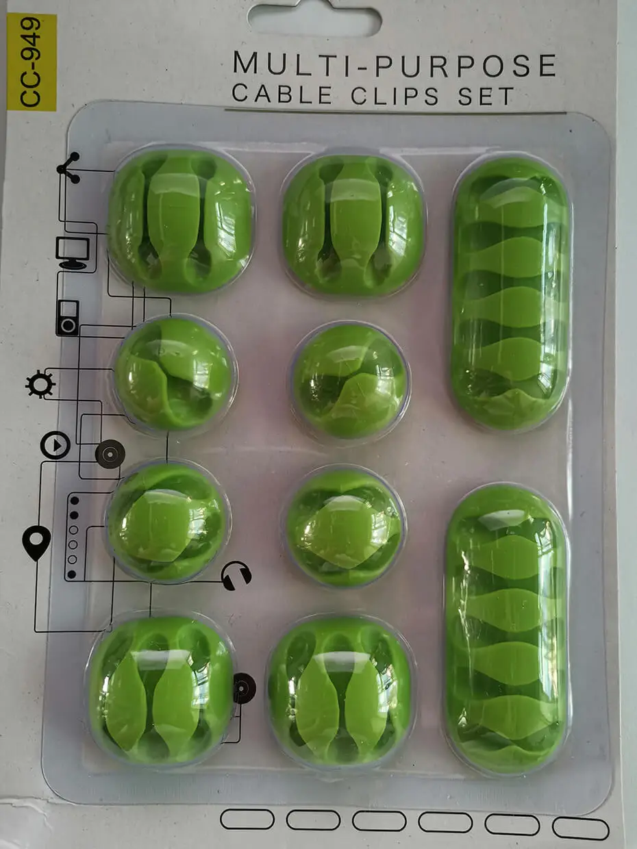 10 шт./компл. органайзер для кабелей портативный с двумя пятью