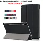 Чехол для Samsung Galaxy Tab S7 Plus SM-T970, SM-T975, 12,4 дюйма, тонкий магнитный складной чехол-подставка