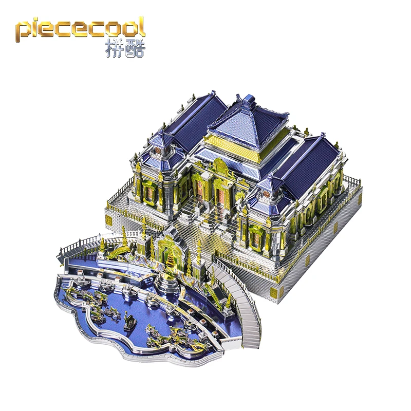 

MMZ MODEL Piececool 3D Metal Puzzle P159 THE OLD SUMMER PALACE Model Kits DIY Assemble Puzzle Laser Cut Jigsaw Toys Gift