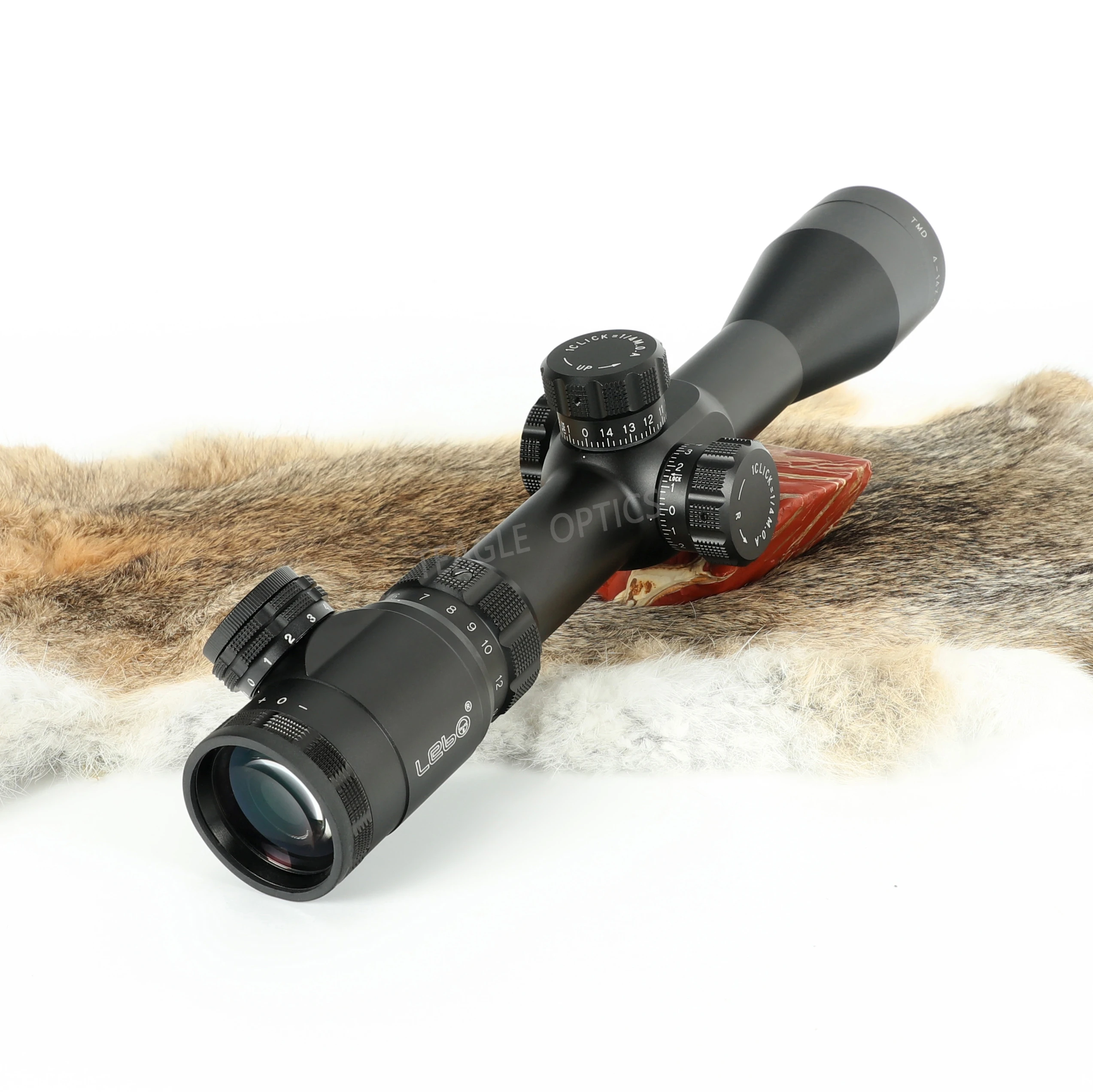 Охотничий прицел TMD4 14x44 FFP Riflescope первая фокусная плоскость с подсветкой